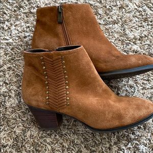 Franco Fortini Suede Botties Size 7